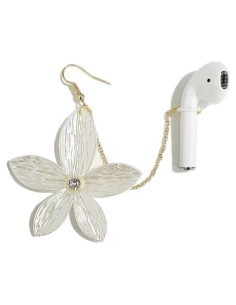 Soporte Anticaído para Auriculares Bluetooth 2 Piezas Flor