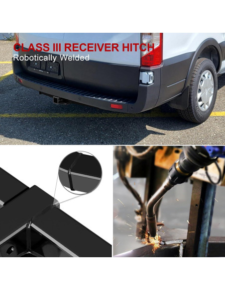 Receptor de enganche APS para Ford Transit 2015-2025, 2721 kg