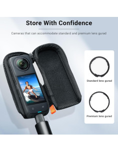 Funda CYNOVA para Insta360 X4/X5 con 2 protectores de pantalla 2