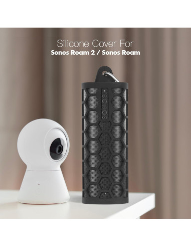 Funda de Silicona OUKNAK para Altavoz Sonos Roam 2 - Negro