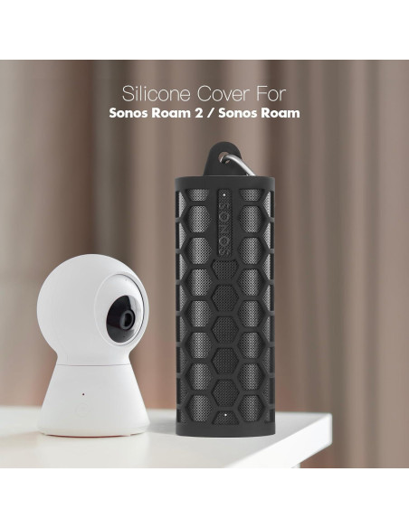 Funda de Silicona OUKNAK para Altavoz Sonos Roam 2 - Negro