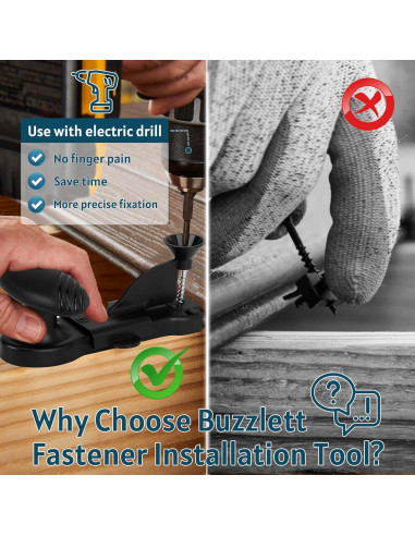 Herramienta de Instalación de Sujetadores Ocultos 3 BUZZLETT