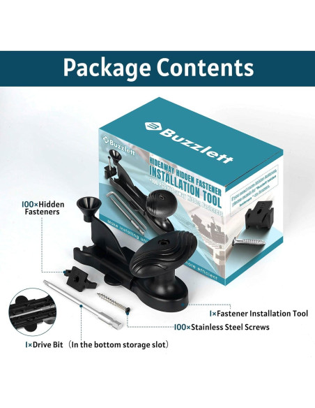 Herramienta de Instalación de Sujetadores Ocultos 3 BUZZLETT