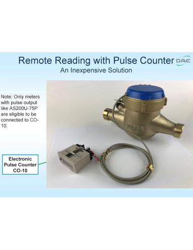 Medidor de Agua DAE MJ-200n 2" NTEP NSF61 Sin Plomo