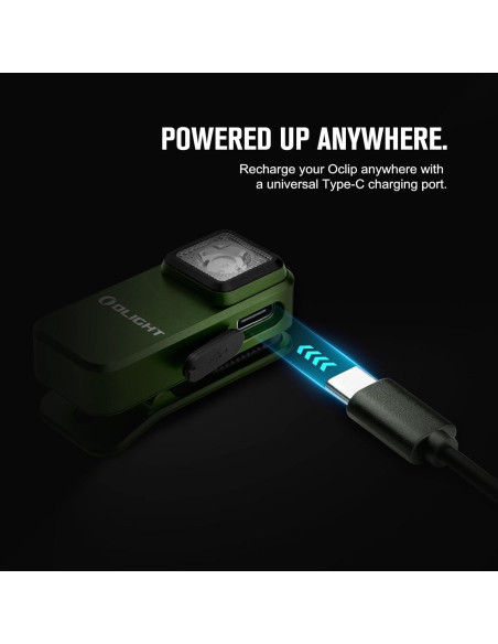 Linterna EDC OLIGHT Baton3 Pro Max 2500 Lúmenes Verde