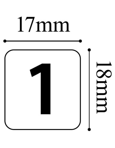 Hoja Magnética para Fechas MSD31S - 1 a 31