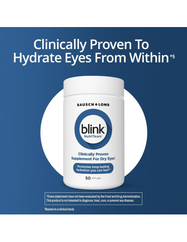 Suplemento Ocular Blink NutriTears 50 Gelatinas Blandas