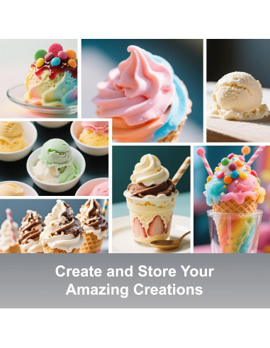 Paquete de 2 Pintas y Tapas GotSpace para Ninja Creami 16Oz