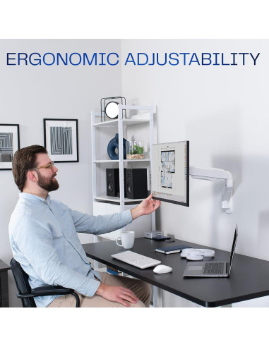 Soporte de Pared para Monitor VIVO MOUNT-V001GW 32" Blanco