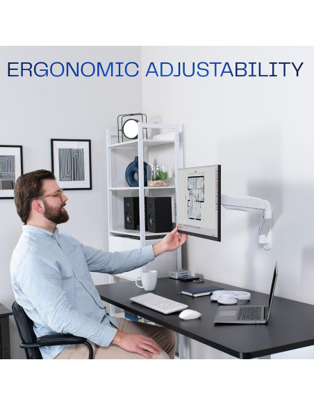 Soporte de Pared para Monitor VIVO MOUNT-V001GW 32" Blanco