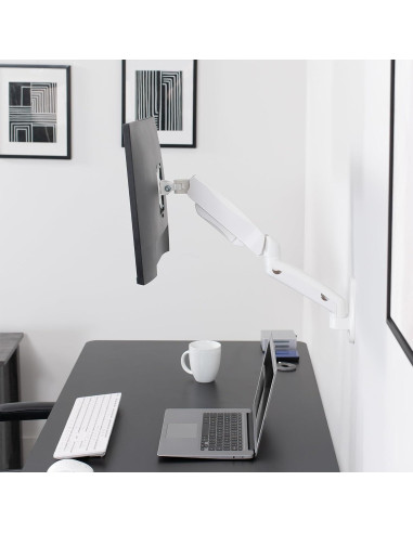 Soporte de Pared para Monitor VIVO MOUNT-V001GW 32" Blanco