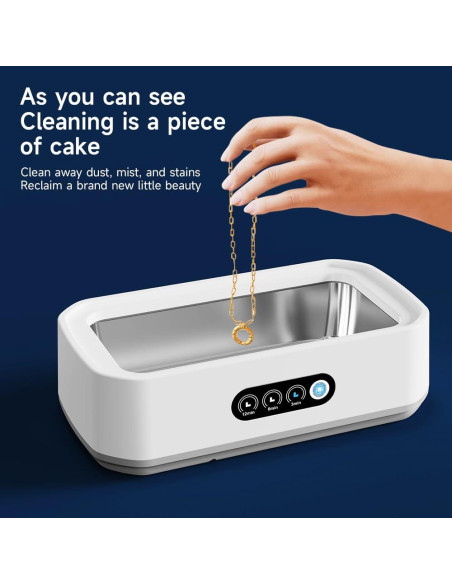 Limpiadora Ultrasónica de Joyas Ke Moxiey 650ml 49KHz