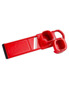 Cortador y Rallador de Ajo Hutzler 718 Rojo - Manual, Antideslizante