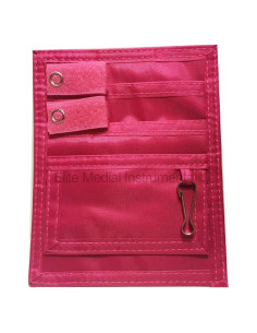 Organizador de Bolsillo Scrub Nylon Elite Medical Rosa 5 Bolsillos