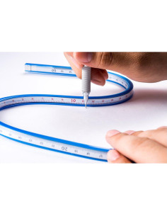 Regla Curva Staedtler 971 65-60 de Aluminio 60 cm 2