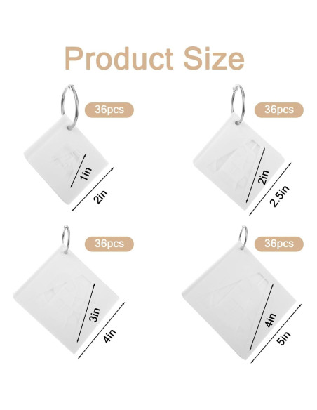 144 Plantillas de Letras y Números Reutilizables MAQUITA