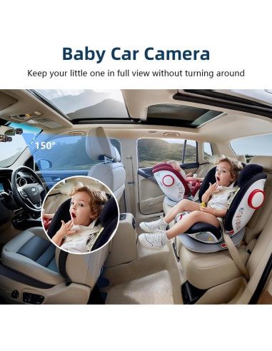 Cámara de tablero 5 canales Pahaa FHD 1080P WiFi visión nocturna