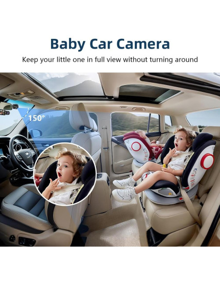 Cámara de tablero 5 canales Pahaa FHD 1080P WiFi visión nocturna