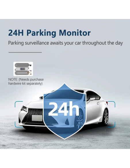 Cámara de tablero 5 canales Pahaa FHD 1080P WiFi visión nocturna