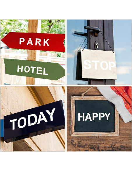 144 Plantillas de Letras y Números Reutilizables MAQUITA