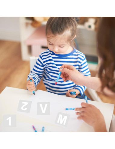 144 Plantillas de Letras y Números Reutilizables MAQUITA