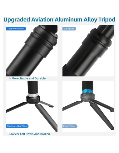 Palo Selfie AFAITH con Trípode para GoPro y Smartphones