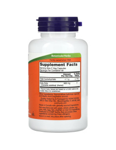 Suplemento Gotu Kola 450mg Now Foods 100 Cápsulas 2