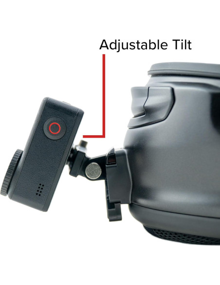 Adaptador Vertical de Centrado de Lente Ride Tech Moto - Compatible con GoPro, DJI, Insta360