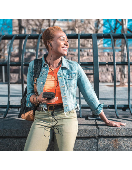 Reproductor de Casetes Portátil GPX CAS337B Rojo/Negro