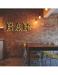 Luces de Letras LED Rdutuok para Bar y Fiesta - 23 cm 2