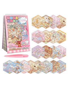 20 Sets Stickers 3D DIY SWIMDOG Coloridos para Alivio del Estrés