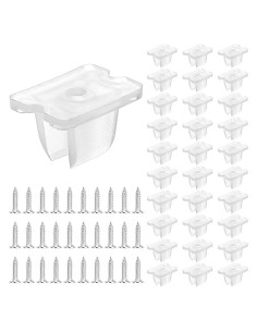 30 Clips de Montaje LED Impermeables Nogeqi para Cinta Neón