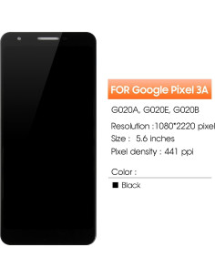 Pantalla OLED de Reemplazo para Google Pixel 3A - Negro 2