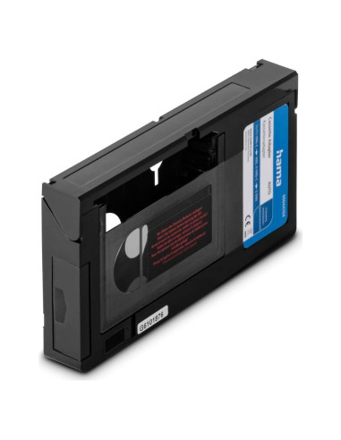 Adaptador de casete Hama VHS-C a VHS motorizado 6 mm Negro