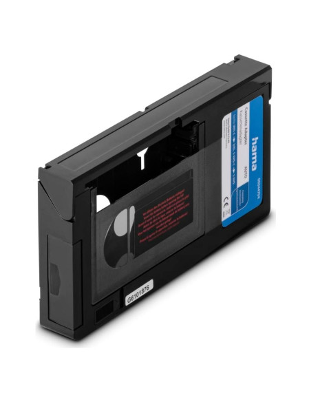 Adaptador de casete Hama VHS-C a VHS motorizado 6 mm Negro