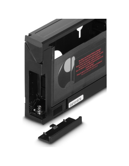 Adaptador de casete Hama VHS-C a VHS motorizado 6 mm Negro