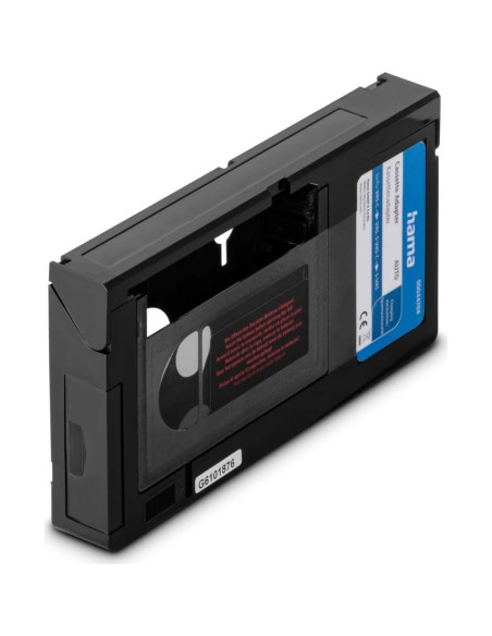 Adaptador de casete Hama VHS-C a VHS motorizado 6 mm Negro