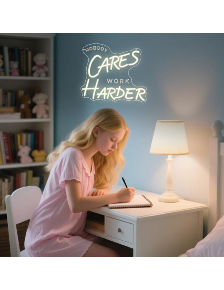 Luz LED Neón Motivacional BEISKAFNVSZ 35x30 cm USB