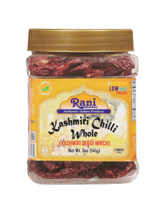 Chile Kashmiri Entero Rani 141g - Natural, Vegano, Sin Sal