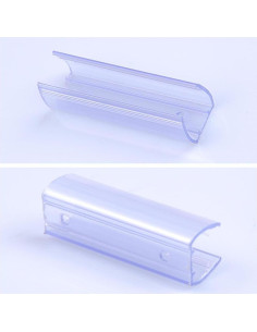 Canales de Montaje en Pared Yescom 50pcs PVC para Luz LED 250cm 2