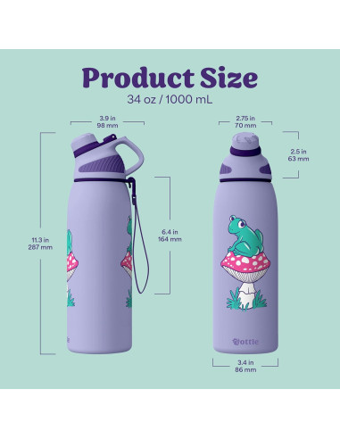 Botella Aislante de Acero Inoxidable Ottle Reef Roamer 1006 ml