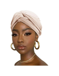 Turbante Africano AQOKKA para Mujeres - Bufanda de Cabello Cáncer