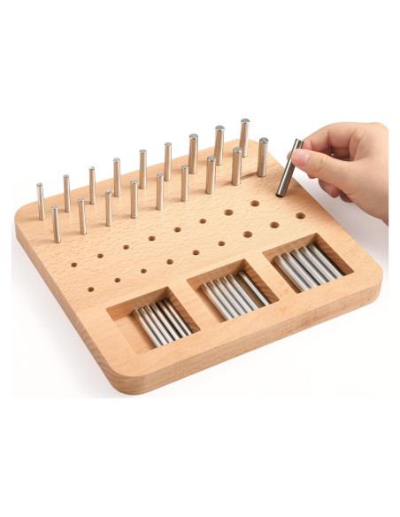 Tablero de Clavos de Madera Triceratops 36 Agujeros Terapia