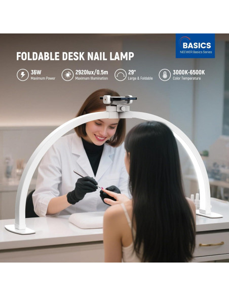 Kit de Iluminación LED Bi Color NEEWER Basics con Trípodes y Filtros