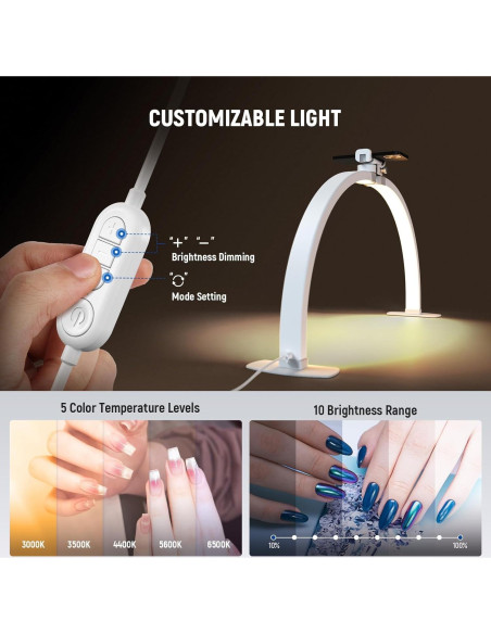 Kit de Iluminación LED Bi Color NEEWER Basics con Trípodes y Filtros