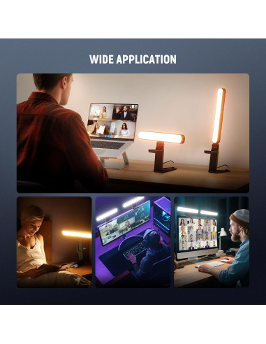 Barra de Luz LED Doble NEEWER L10 para Monitor 12W Bi Color