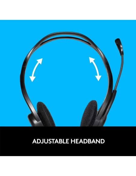 Auricular USB Logitech H960 con Micrófono Cancelación Ruido