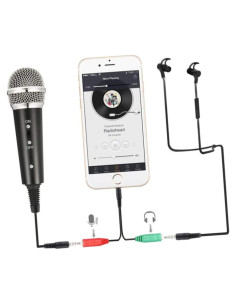 Micrófono de Condensador USB Vaguelly con Soporte Ajustable