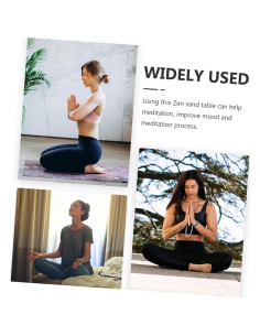 Jardín Zen de Arena para Escritorio Toddmomy 12.5x12.5cm 2