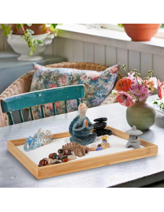 Jardín Zen de Escritorio FOLKOR LIFE con Tortuga Meditadora 2